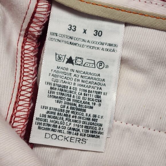 Minnesota Golden Gophers Pants Mens 33x30 NCAA College Khakis Dockers SKI-U-MAH - Picture 9 of 10